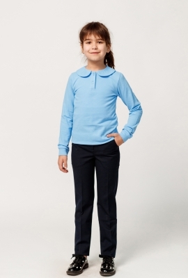 Long sleeve polo shirt