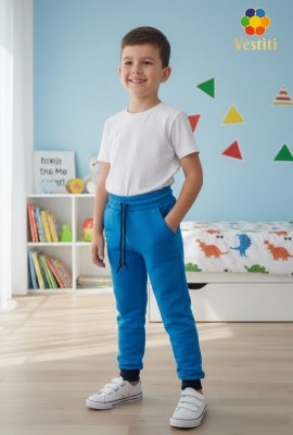 Pantaloni de sport 3 fire turcoaz