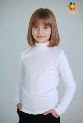 Maletă cu guler stei, albă