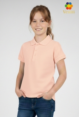 Tricou polo, persic mâneca scurtă