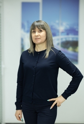 Кофта на пуговицах, темно-синяя