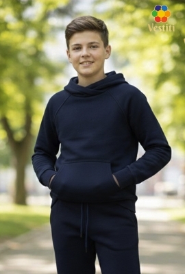 Hanorac cu glugă, 3 fire