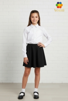 Fustă semisoare cu elastic