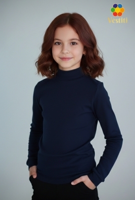 Maletă cu guler stei, albastru închis