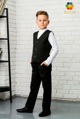 Классический жилет, черный