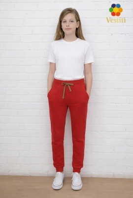 Pantaloni de sport 2 fire cărămiziu