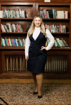 Сарафан, темно-синий