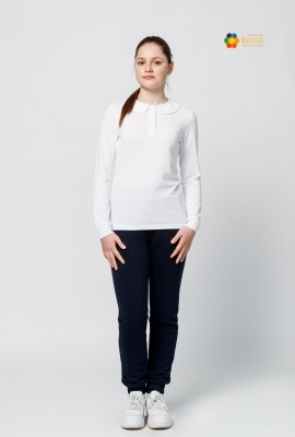 Long sleeve polo shirt