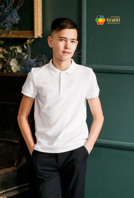 Polo shirt, short sleeve